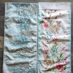 Table Runner X2 /Winter Trees 15.5-72" + Spring/Easter -NWT 16X72"